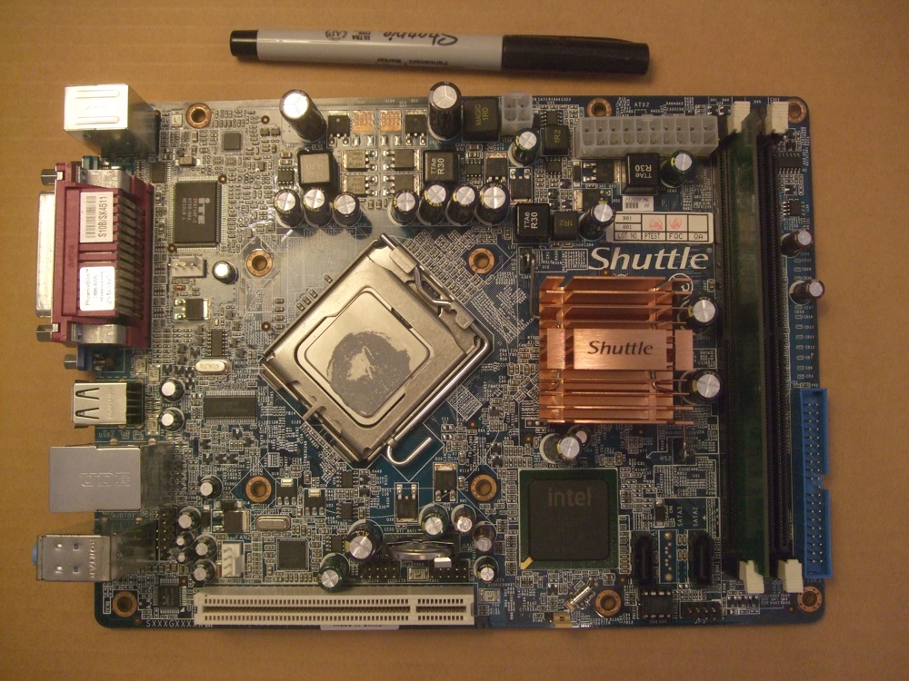 picture of motherboard